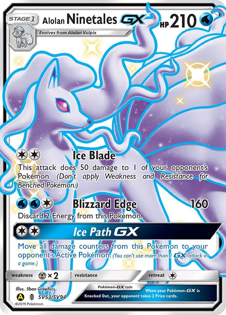 Ninetales Di Alola-GX