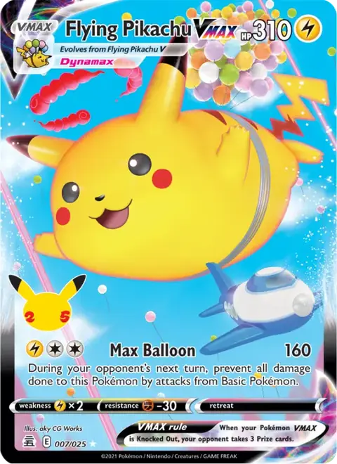 Pikachu Volo VMAX
