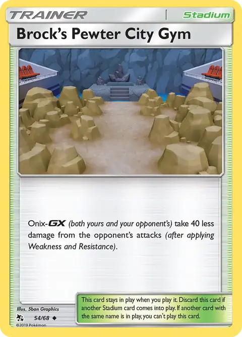 Brock’s Pewter Città Oscura Gym