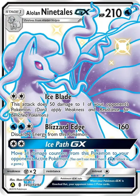 Ninetales Di Alola-GX