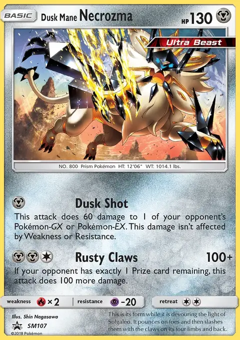 Necrozma Criniera del Vespro