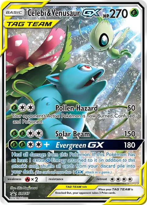 Celebi e Venusaur GX