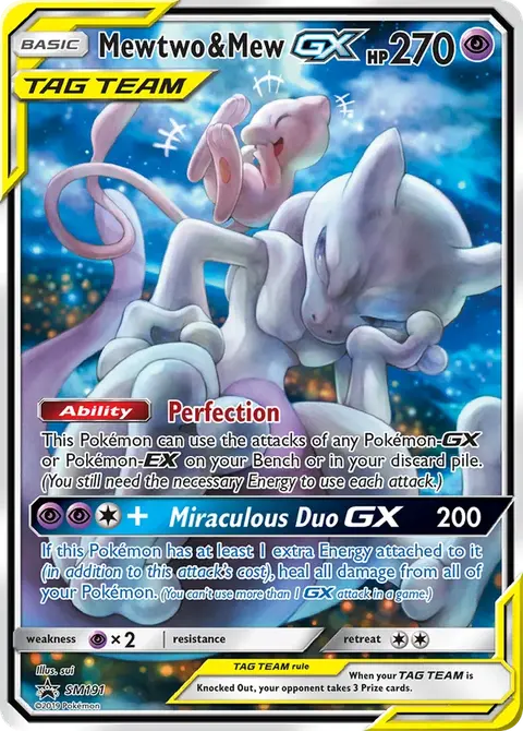 Mewtwo e Mew GX