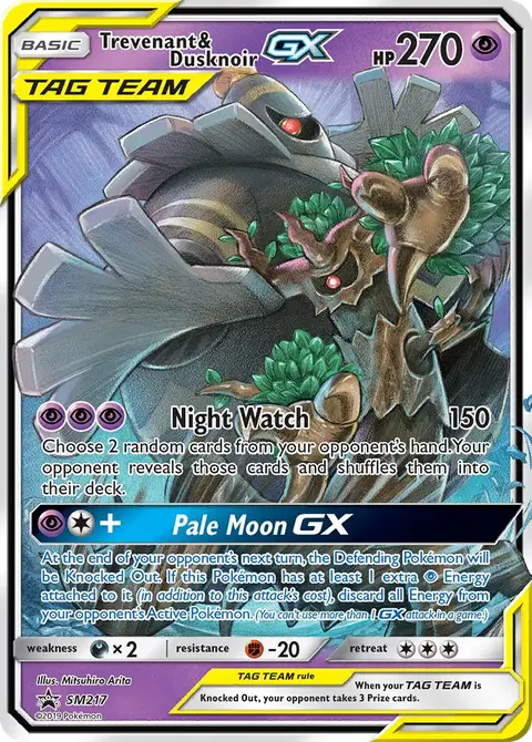 Trevenant e Dusknoir GX