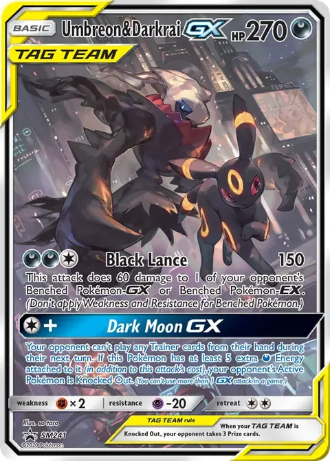Umbreon e Darkrai GX