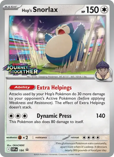 Snorlax di Hop