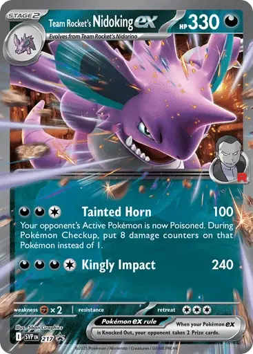 Nidoking-ex del Team Rocket
